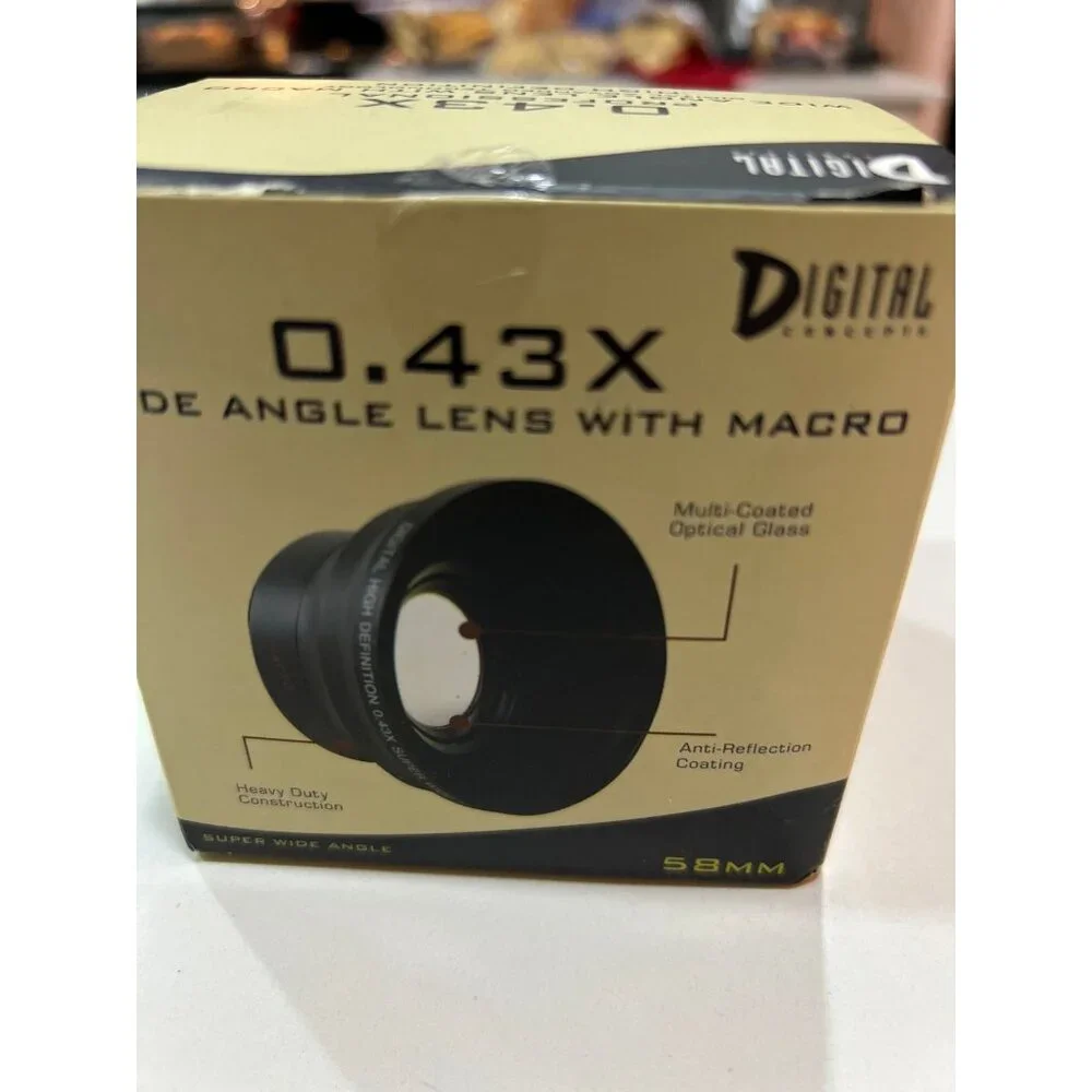 0.43X PROFESSIONAL WIDE ANGLE LENS WITH MACRO DIGITAL ADVANCED TECHNOLOGY